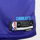 22/23 Hornets BALL #1 Purple Top Quality Hot Pressing NBA Jersey(Trapeze Edition)飞人版