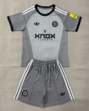 2026-27 Kids Newcastle Goalkeeper Grey Soccer Jersey