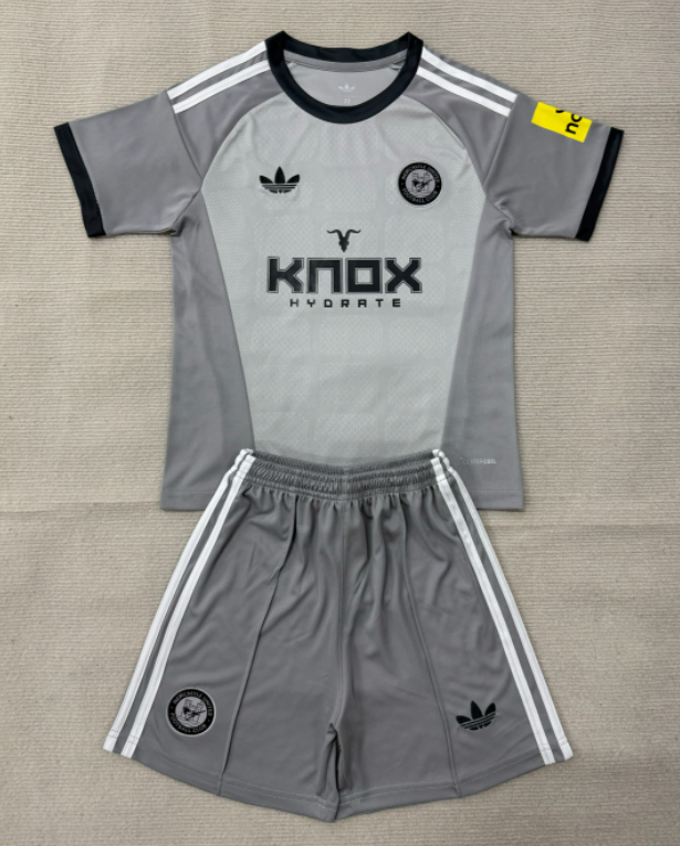 2026-27 Kids Newcastle Goalkeeper Grey Soccer Jersey