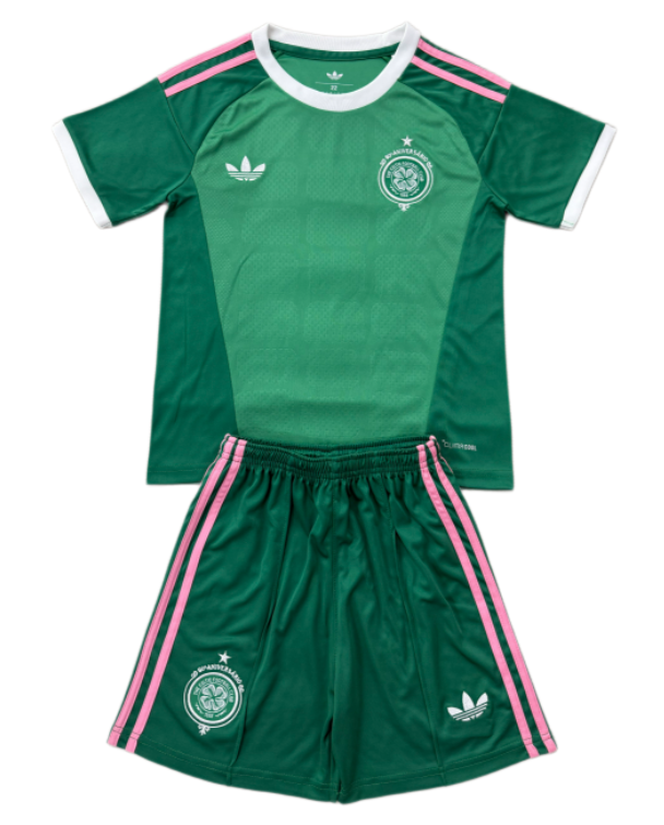 2026-27 Kids Celtic Goalkeeper Green Soccer Jersey
