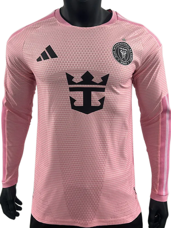 2026-27 Inter Miami Home Long Sleeve Player Version Soccer Jersey