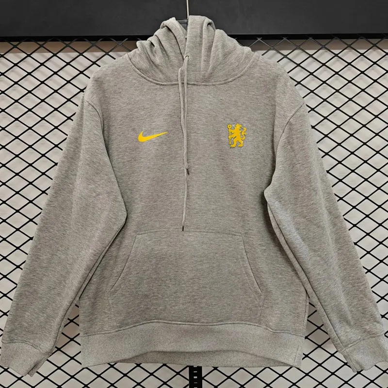 2026-27 Mens Chelsea Grey Hoody 卡其色(加绒)