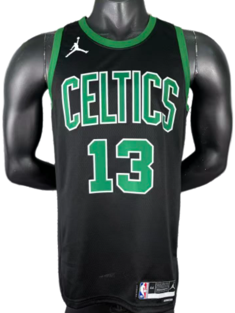 2022-23 Celtics GEORGE #13 Black Top Quality Hot Pressing NBA Jersey(Trapeze Edition)飞人版