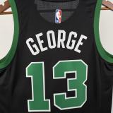 2022-23 Celtics GEORGE #13 Black Top Quality Hot Pressing NBA Jersey(Trapeze Edition)飞人版