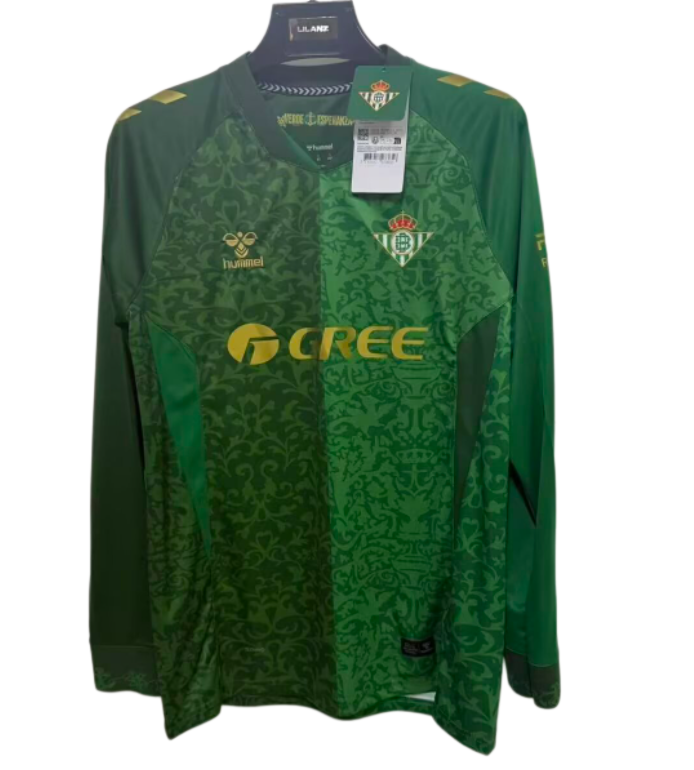 2026-27 Real Betis Away Green Long Sleeve Soccer Jersey