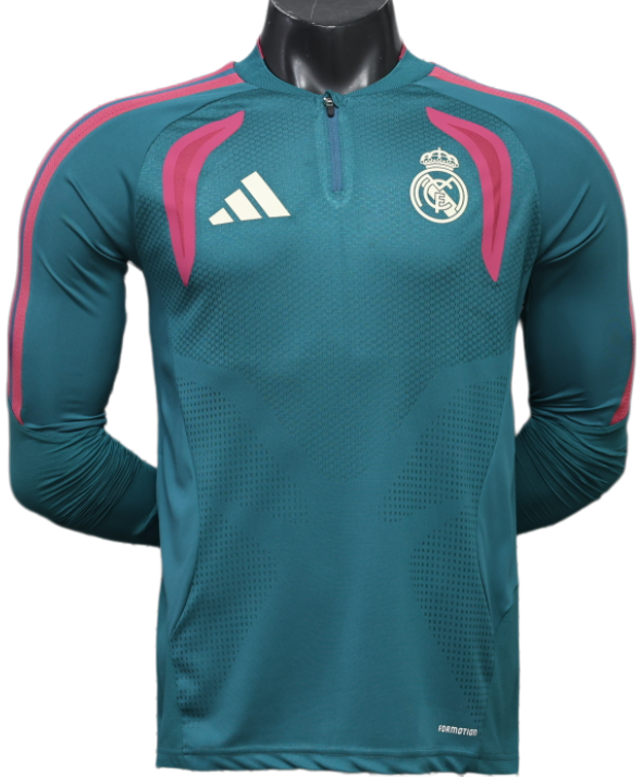 2026-27 Real Madrid Half Long Sleeve Player Version Training Shirts