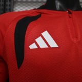 2026-27 Manchester United Half Long Sleeve Player Version Training Shirts