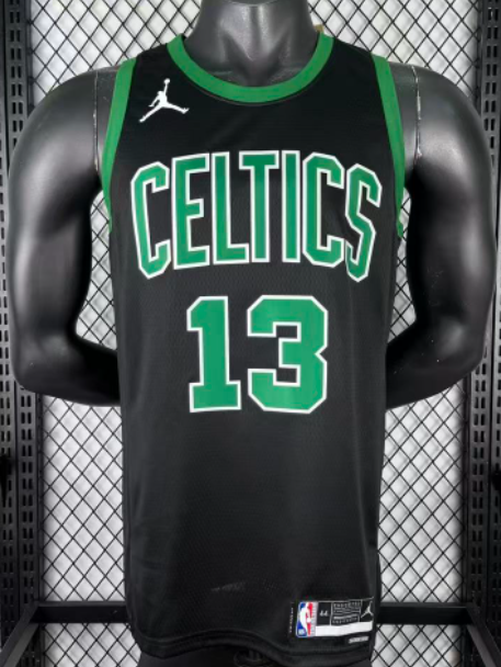 2022-23 Celtics GEORGE #13 Black Top Quality Hot Pressing NBA Jersey(Trapeze Edition)飞人版