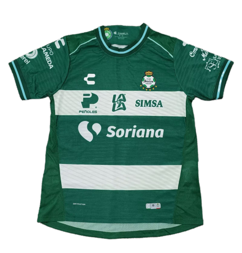 2026-27 Mens Santos Laguna Home Green Fans Soccer Jersey
