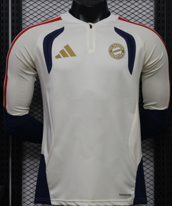 2026-27 Bayern Munich Half Long Sleeve Player Version Training Shirts