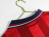 1998 Mens England Away Red Long Sleeve Retro Soccer Jersey