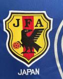 2006 Mens Japan Home Blue Long Sleeve Retro Soccer Jersey
