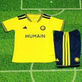 2026-27 Kids Al-Nassr Home Yellow Soccer Jersey