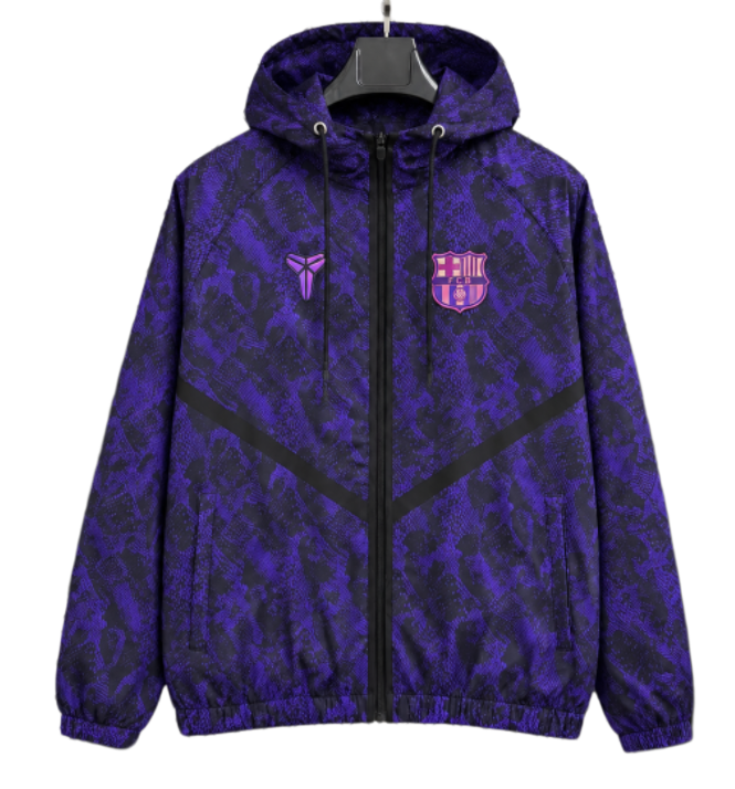 2026-27 Barcelona Black Purple Windbreaker