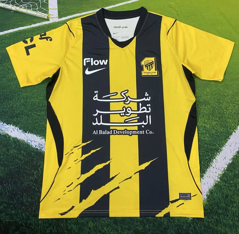 2026-27 Ittihad Home Yellow Soccer Jersey