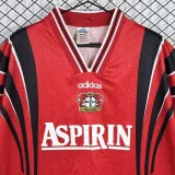 1997-1998 LeverKusen Home Red Retro Soccer Jersey