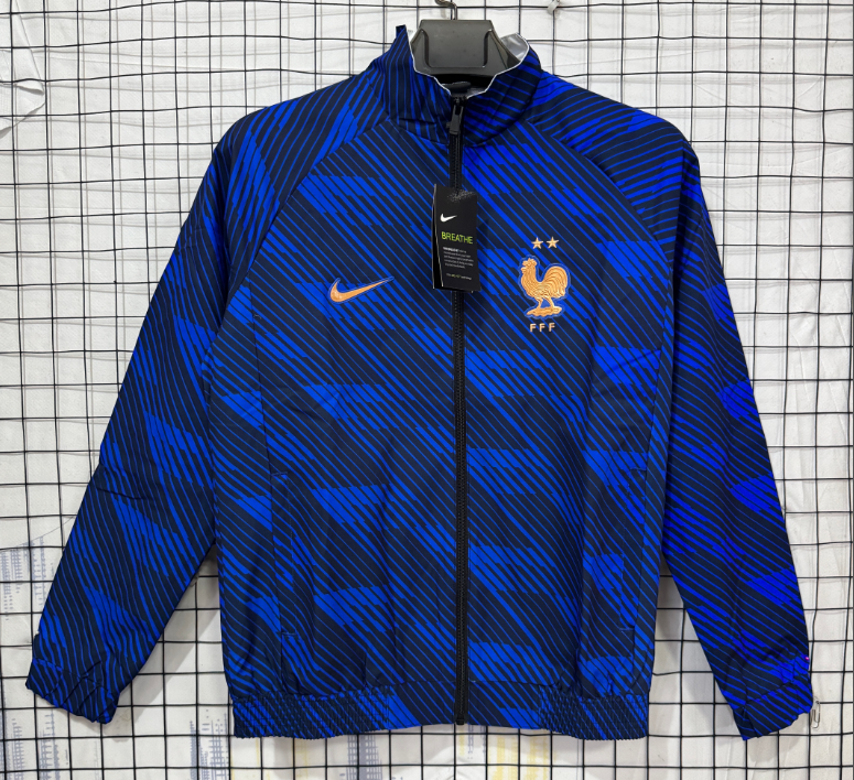 2026-27 France Blue Windbreaker