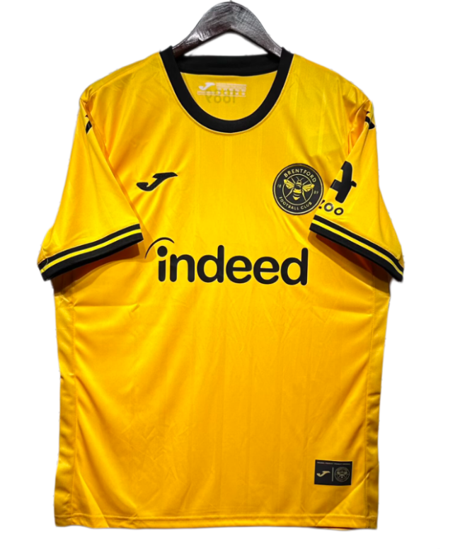 2026-27 Mens Brentford  Away Yellow Fans Soccer Jersey