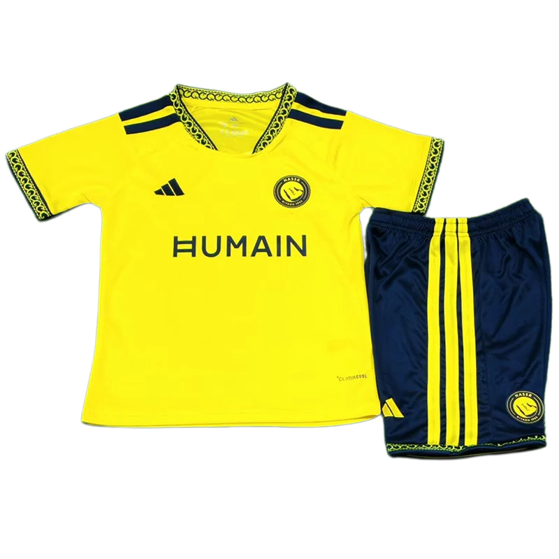 2026-27 Kids Al-Nassr Home Yellow Soccer Jersey