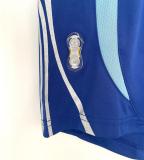2006 Mens Japan Home Blue Long Sleeve Retro Soccer Jersey