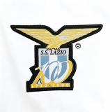 2000-01 Mens Lazio Away White Long Sleeve Retro Soccer Jersey