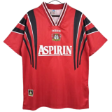 1997-1998 LeverKusen Home Red Retro Soccer Jersey