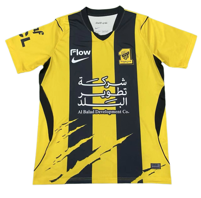 2026-27 Ittihad Home Yellow Soccer Jersey