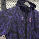 2026-27 Barcelona Black Purple Windbreaker