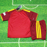 2026-27 Kids Roma Home Red Soccer Jersey