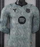 2026-27 Barcelona Goalkeeper Grey Long Sleeve Player Version Soccer Jersey