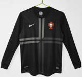 2012-13 Portugal Third Away Long Sleeve Retro Soccer Jersey