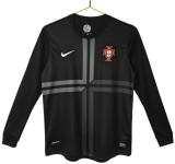 2012-13 Portugal Third Away Long Sleeve Retro Soccer Jersey