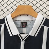 1999-2000 Corinthians Away Black Retro Soccer Jersey