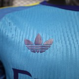 2026-27 Arsenal Blue Goalkeeper Player Version Soccer Jersey
