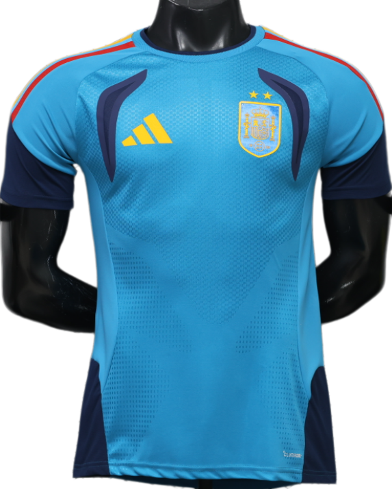 2026-27 Mens Spain Sky Blue Player Version Training Shirts
