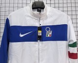 1996 Italy White Retro Windbreaker(薄款）