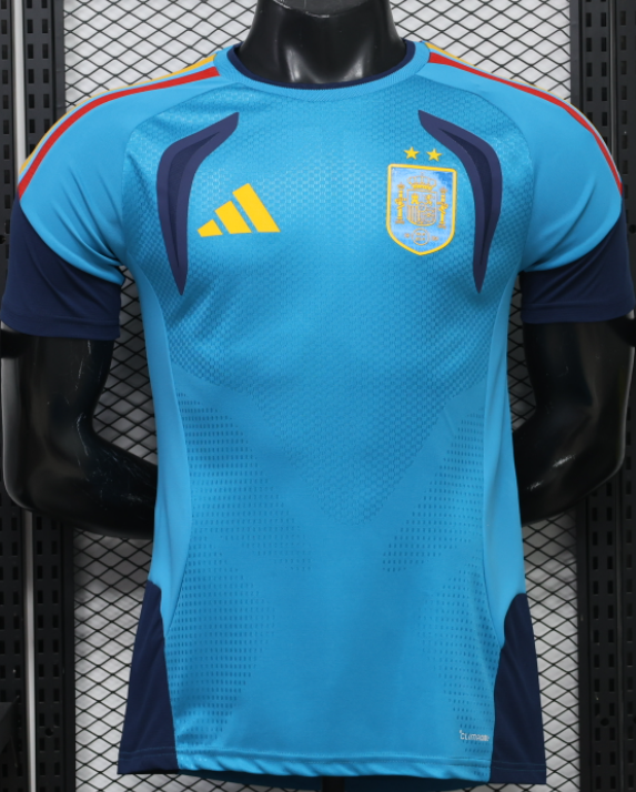 2026-27 Mens Spain Sky Blue Player Version Training Shirts