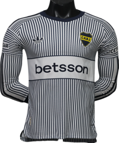 2026-27 Boca Juniors Away Player version long sleeve soccer Jersey