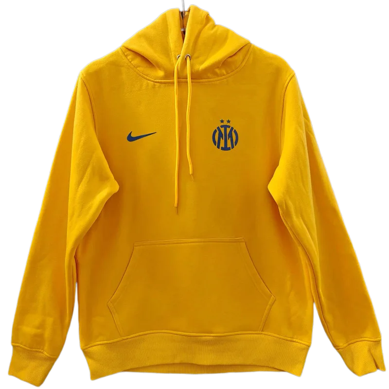 2026-27 Mens Inter Milan Yellow Hoody 黄色(加绒)