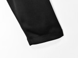 2018-19 Mens PSG Home Black Long Sleeve Retro Soccer Jersey