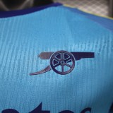 2026-27 Arsenal Blue Goalkeeper Player Version Soccer Jersey