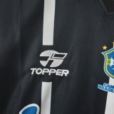 1999-2000 Corinthians Away Black Retro Soccer Jersey