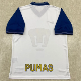 1998-1999 Pumas UNAM Home White Retro Soccer Jersey