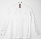 2018-19 Mens PSG Away White Long Sleeve Retro Soccer Jersey