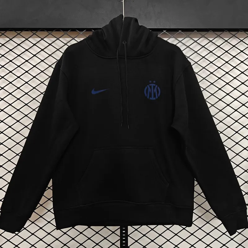 2026-27 Mens Inter Milan Black Hoody 黑色(加绒)