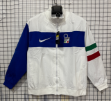 1996 Italy White Retro Windbreaker(薄款）
