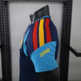 2026-27 Mens Spain Dark Blue Player Version Training Shirts