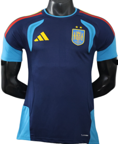 2026-27 Mens Spain Dark Blue Player Version Training Shirts