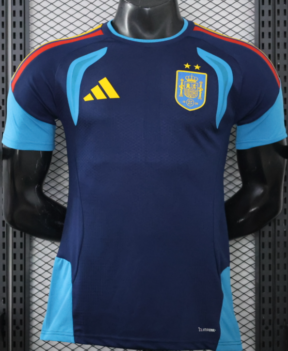 2026-27 Mens Spain Dark Blue Player Version Training Shirts
