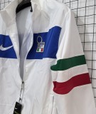 1996 Italy White Retro Windbreaker(薄款）